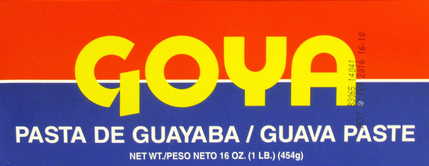 Goya Guava Paste / Pasta De Guayaba 16 Oz (1 Lb, 454 G) Bars (2 Pack) by Goya