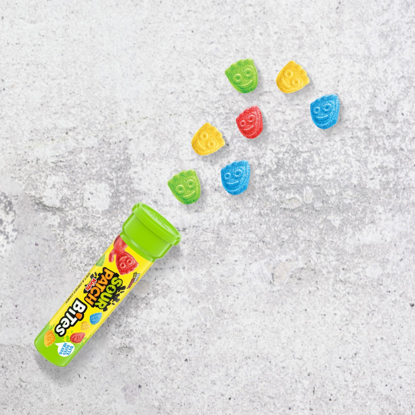 SOUR PATCH KIDS Bites Soft & Chewy Candy  12-1.8 oz Tubes
