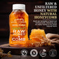Jamies Hive To Table 100% Pure Wildflower Honey With Honeycomb, 24 Oz - Usa Made Raw & Unfiltered Honey - Fresh Edible Honeycomb