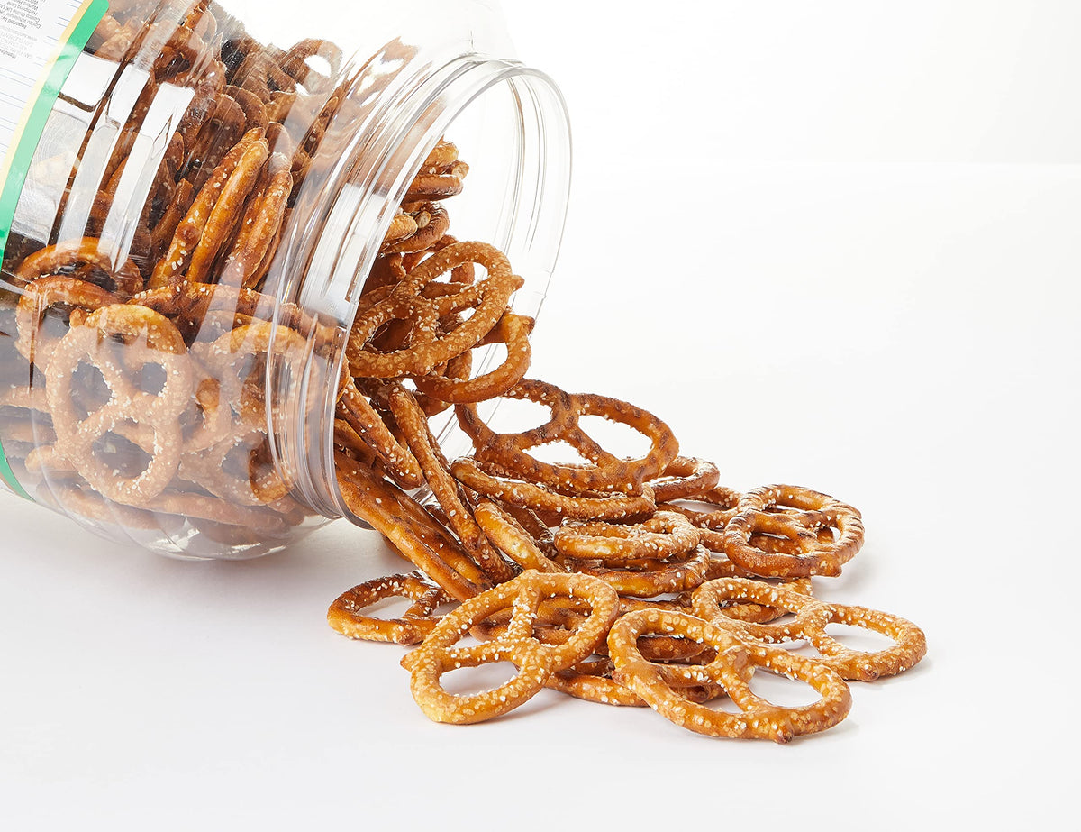 San Francisco Pretzel Co. Sourdough Specials - 52 oz Barrel, Delicious Artisan Pretzels, Perfect Snack for Any Occasion