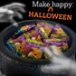 RUSSELL STOVER Halloween Dark Chocolate Marshmallow Pumpkin, 1.3 oz. (Pack of 18) - Bulk Halloween Candy