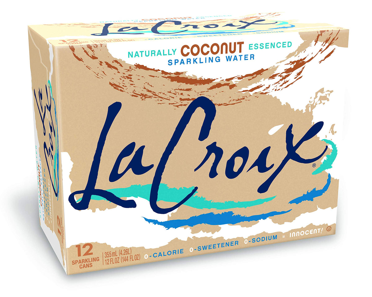 La Croix Sparkling Water, Coconut, 12 Fl Oz (pack of 12)