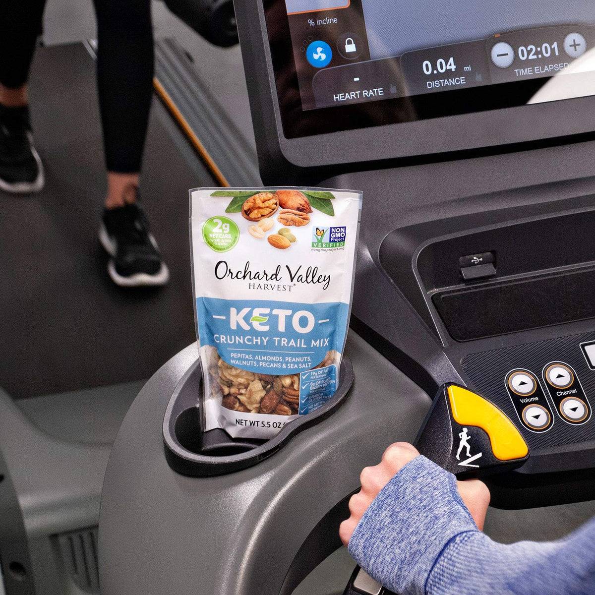 Orchard Valley Harvest Keto Crunchy Trail Mix, 5.5 Ounces (Pack Of 6), Pepitas, Almonds, Peanuts, Walnuts, And Pecans, Low Carbs
