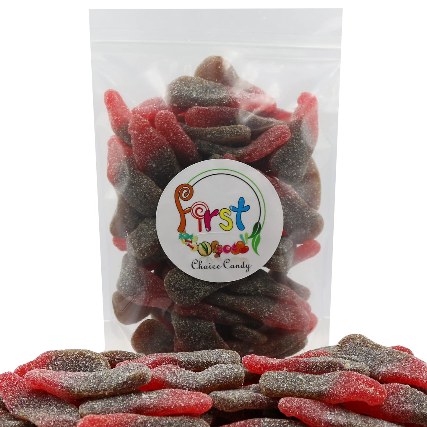 Gummy Sour Cola Bottles (Sour Cherry, 2 Pound (Pack Of 1))