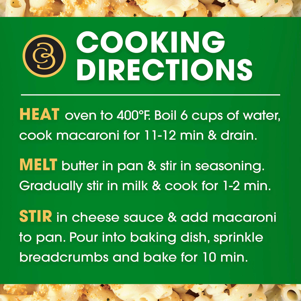 Cracker Barrel Oven Baked Sharp White Cheddar Macaroni and Cheese Dinner (12.3 oz Pouch)