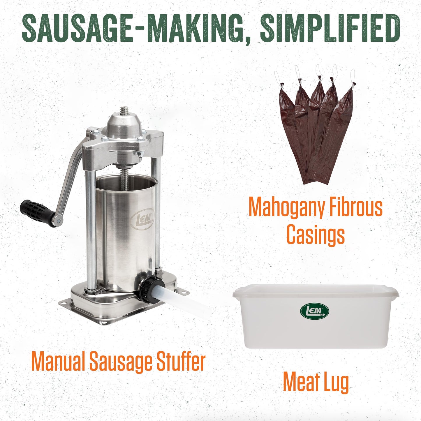 Lem Products Backwoods Summer Sausage Cured Sausage Seasoning, Ideal For Wild Game And Domestic Meat, Seasons Up To 100 Pounds Of Meat, 4 Pound 7.5 Ounce Bucket With Pre-Measured Cure Packet Included