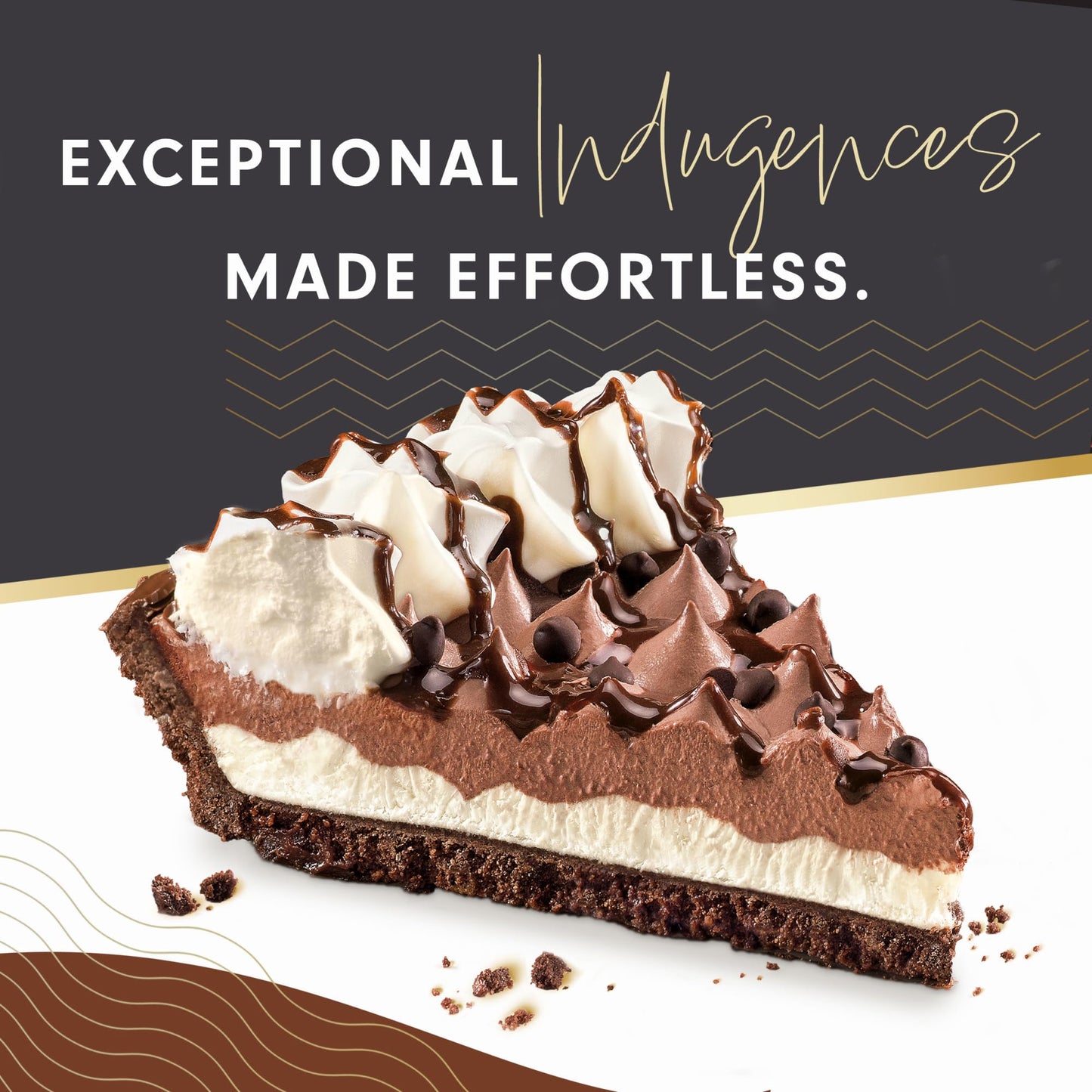 Edwards MultiServe Hersheys Pie Frozen, Chocolate, 25.5 Ounce