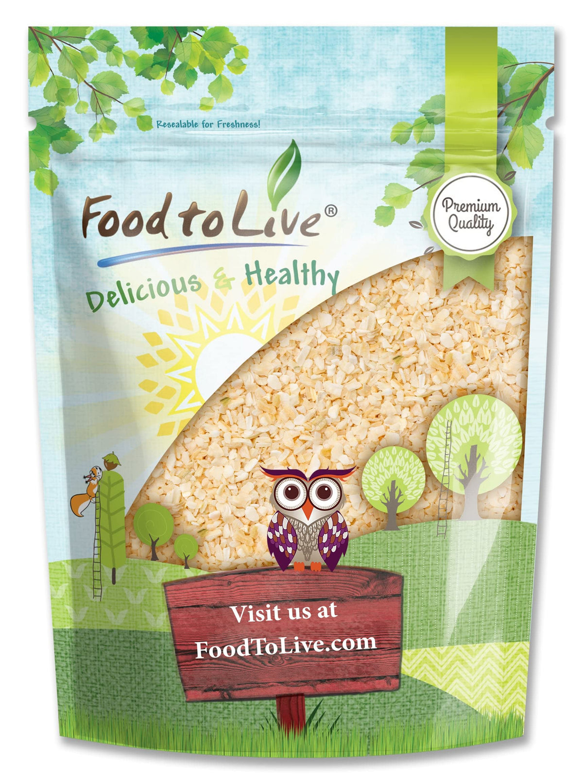 Food to Live Minced White Onion, 1.5 Pounds - Dried Onion Flakes, Vegan, Bulk Spice. Great Alternative for Fresh Onions. Rich in