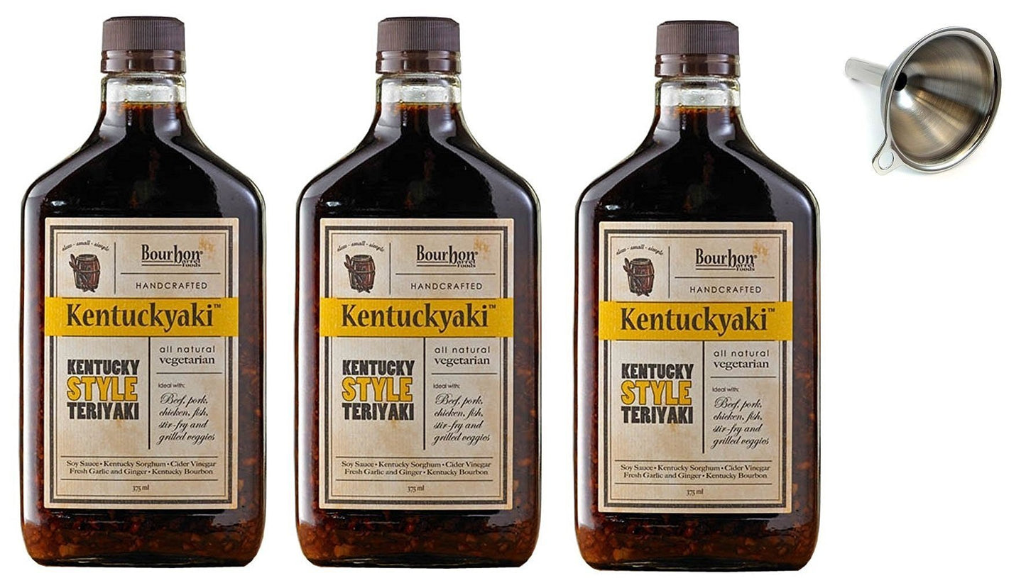 spirit-inspired flavor Barrel Kentuckyaki, 375 ml (3 Pack) (3 Pack)