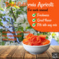 Apricots California | 1 lb - Dried Fruit | Less Sugar Added | Dehydrated Fruit Bites | Packed In New York Zip-Seal Bag For Excep