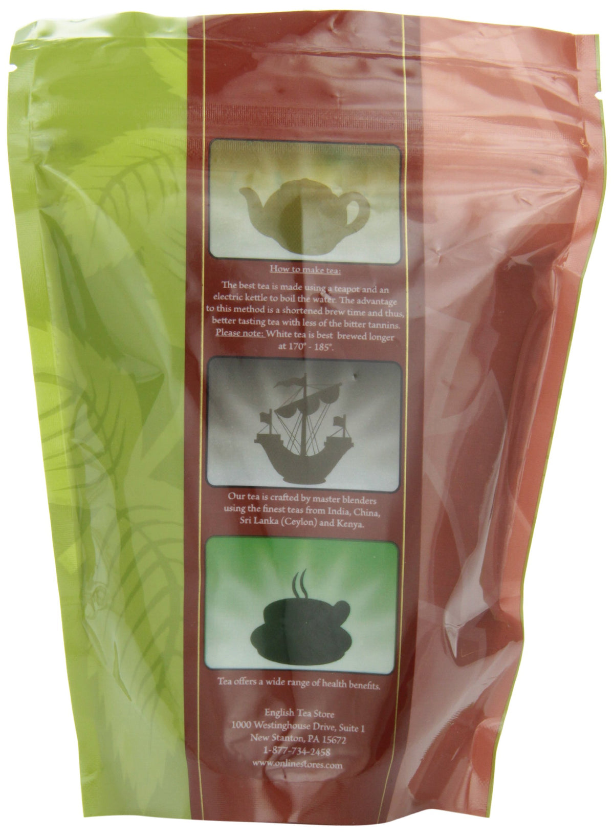 English Tea Store Oolong Orange Blossom Tea Pouches, 4 Ounce, Loose Leaf