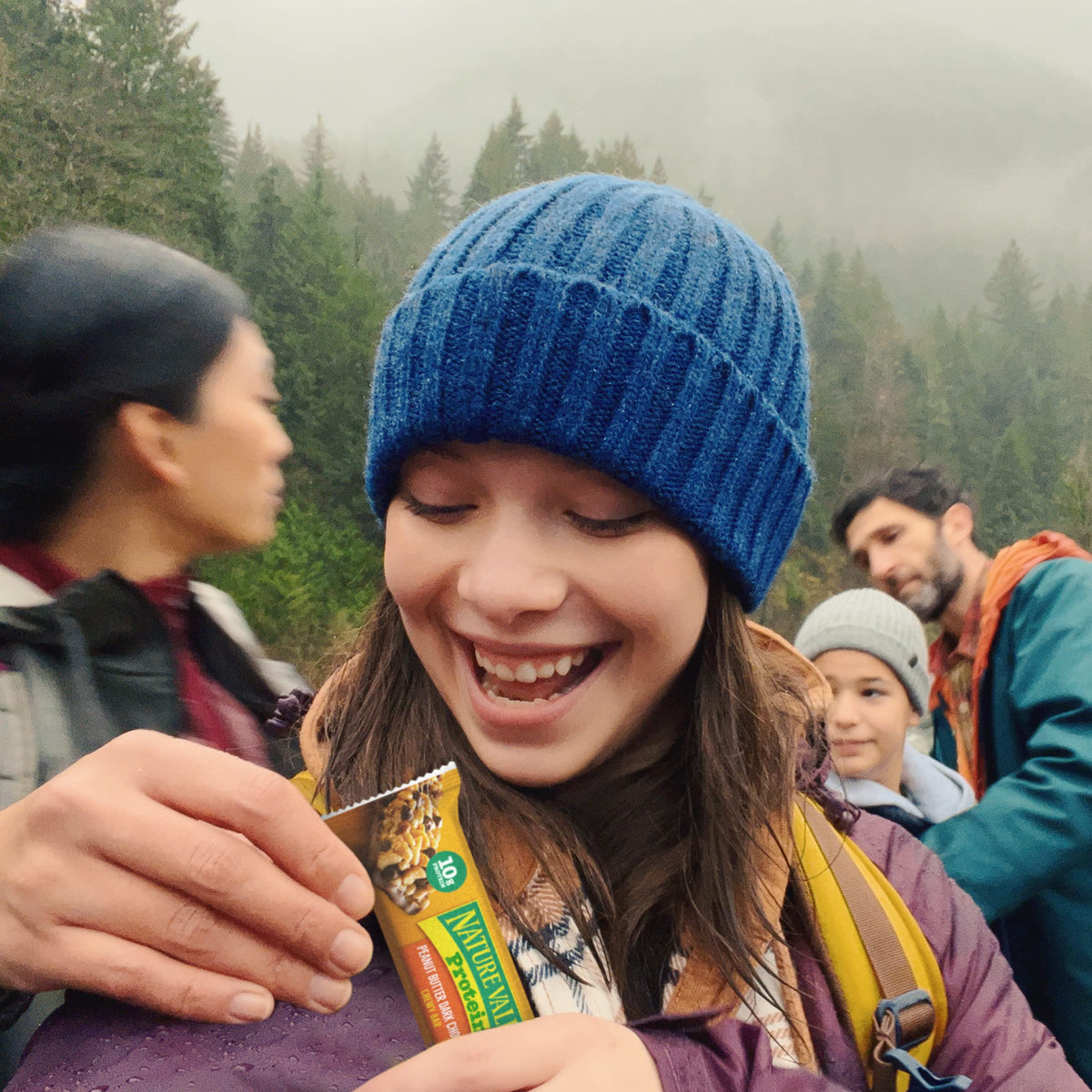 Nature Valley Chewy Protein Granola Bars, Salted Caramel Nut, 5 Bars, 7.1 Oz