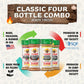 Flavor God Classic Combo Pack Of 4 Seasoning & Spices for Cooking, Everything, Everything Spicy, Garlic Lovers, Lemon & Garlic,