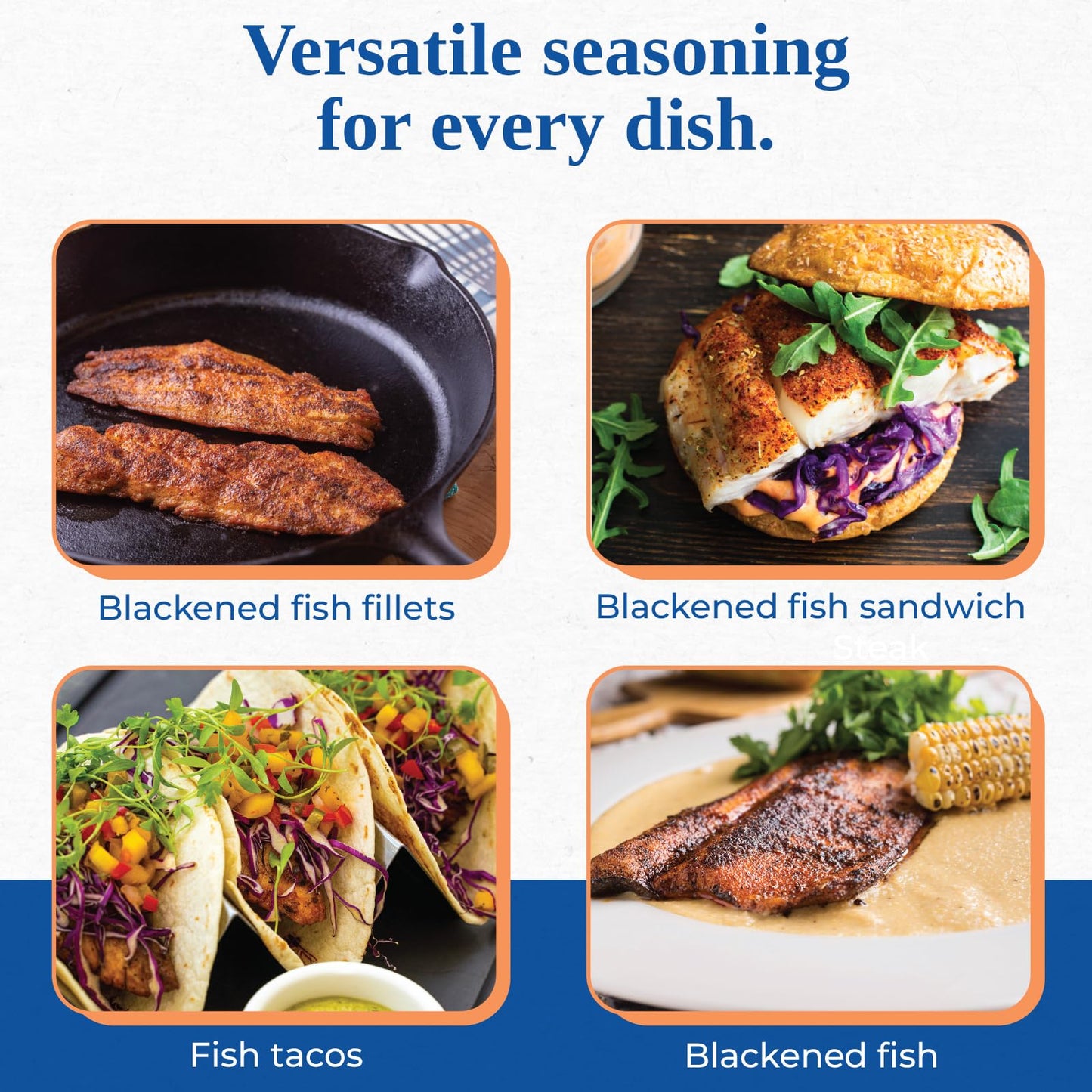 Chef Paul Blackened Redfish Magic Seasoning Blends | Cajun-Style Spices & Seasonings | Gluten-Free  No MSG  Bold Flavor | Perfect for Grilling  Cooking & BBQ | 10 lb. Package (Pack of 1 case)