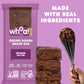 Whoa Dough Edible Cookie Dough Bars- Certified Non-Gmo, Kosher And Gluten Free Bars - Healthy Snack Foods - Plant Based Snacks Made With Real Ingredients - Brownie Batter Cookie Dough - 10 Pack