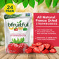 Bfruitful Freeze-Dried Strawberries, Freeze Dried Fresh Fruit Bites, Gluten Free, Vegan, Dairy Free, Kosher, No Sugar Added, Non