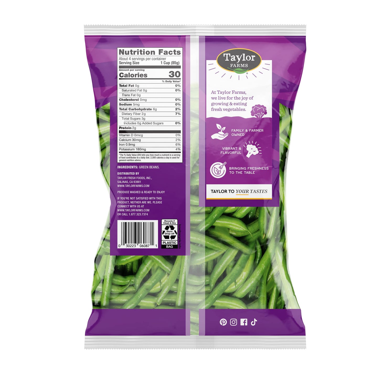 Taylor Farms Green Beans 12oz