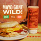 AYOH Foods Mayo Gone Wild - Easy Squeeze Condiment for Sandwiches, Burgers, Fries - 13.2 cm x 6.9 cm x 19 cm