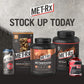 Met-Rx Big 100 Colossal Protein Bars Variety Pack, Super Cookie Crunch, Vanilla Caramel Churro, And Crispy Apple Pie Flavors, Brown, 12 Count