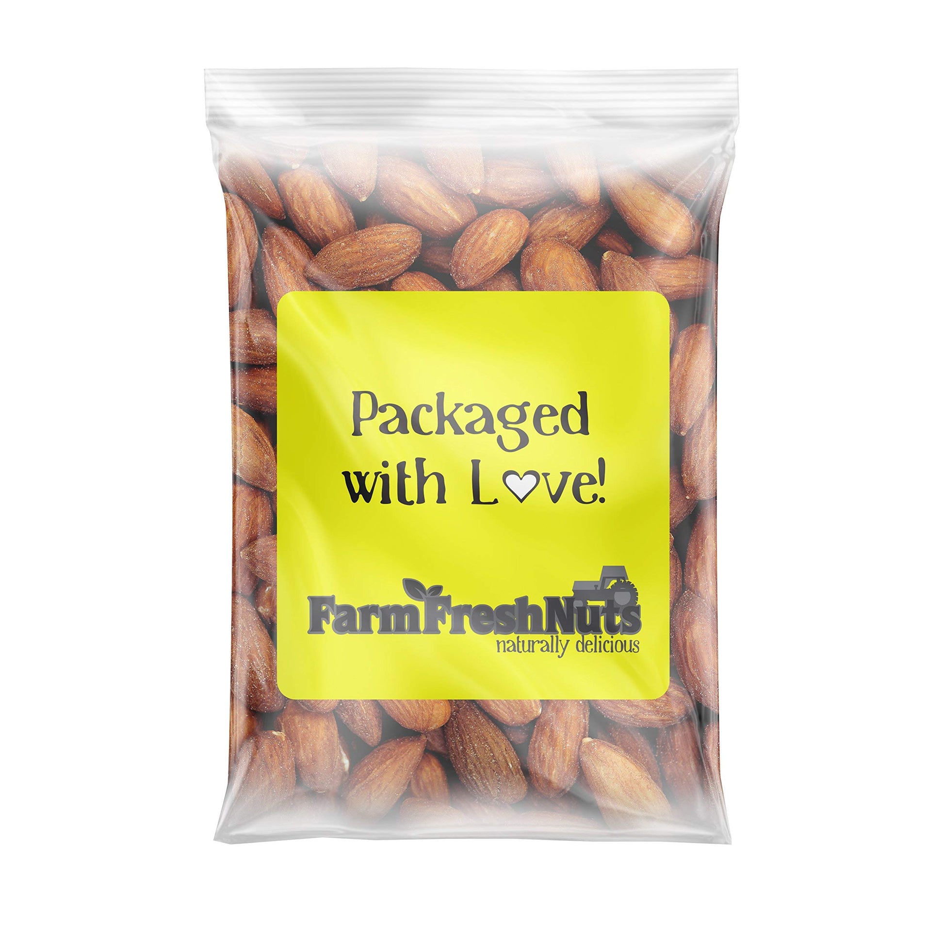 Dry Roasted California Salted Almonds with Healthy Himalayan Salt (4 Lbs.) - Vegan & Keto Friendly - Roasted to Perfection - Sup