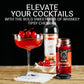 Sable & Rosenfeld spirit-inspired flavor Tipsy Cherries Cocktail Garnish - 10 oz (Pack of 6)