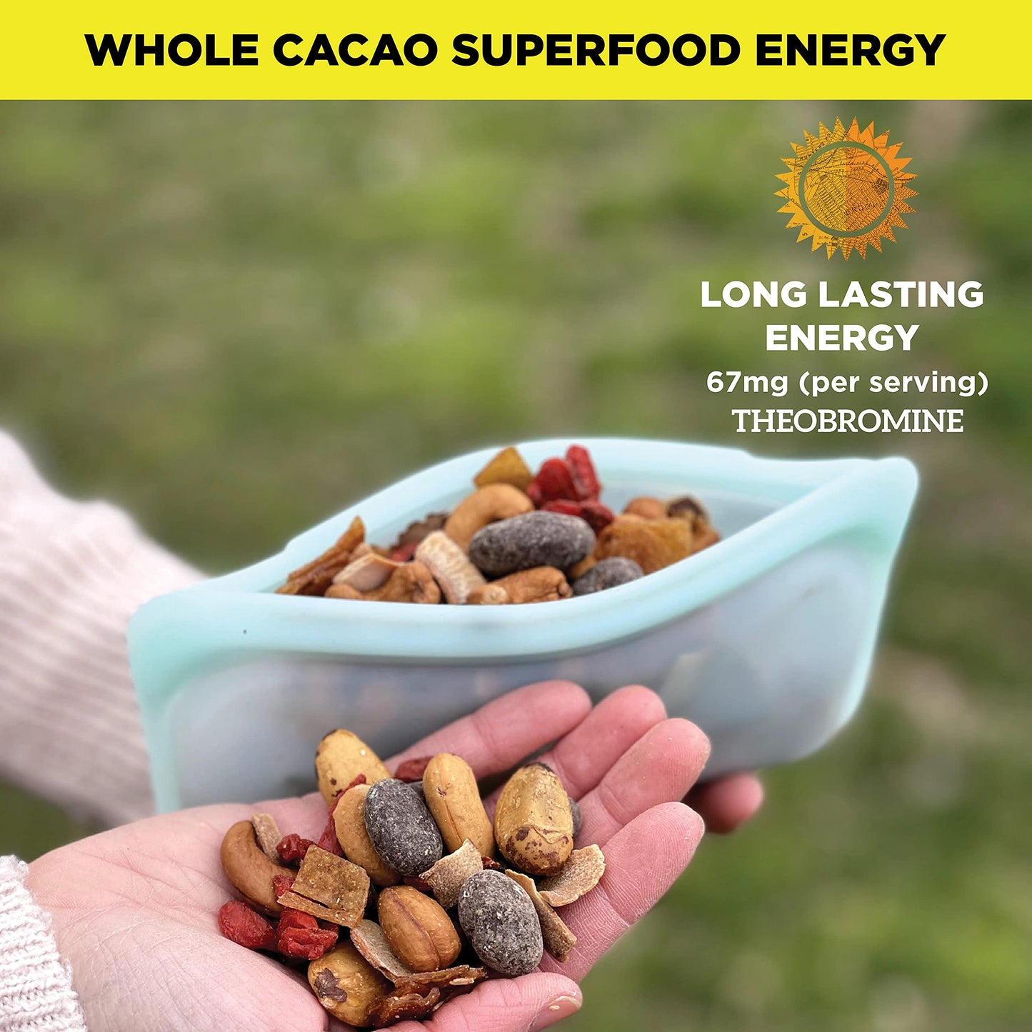 Blue Stripes Whole Cacao Trail Mix, 8 OZ