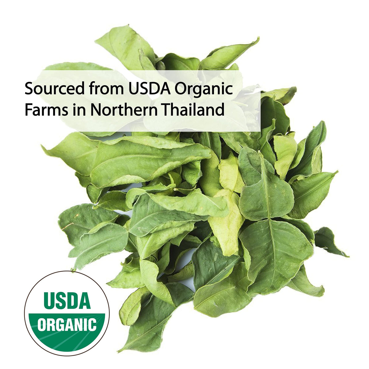 Incas 100% Usda Organic Kaffir Lime Leaves 0.53 Oz Direct From Source Thailand Non Gmo Verified Original Authentic Taste ???????