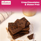 DOUzzle Gluten Free Cookies, Brownie Crisps Chocolate Chip (4 OZ - Pack of 1) Non Gebrokts Kosher for Passover Food Snacks -