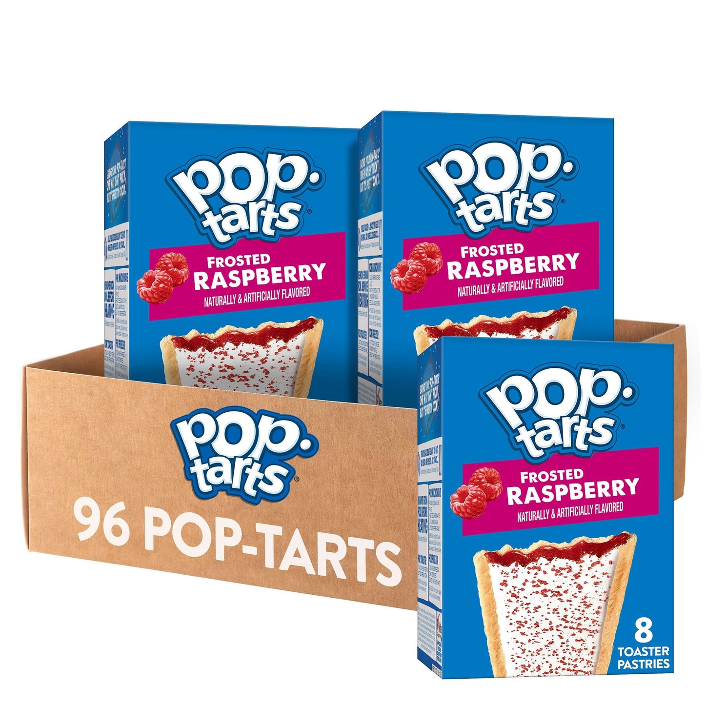Pop-Tarts Toaster Pastries, Frosted Raspberry 13.5Oz (12 Count)