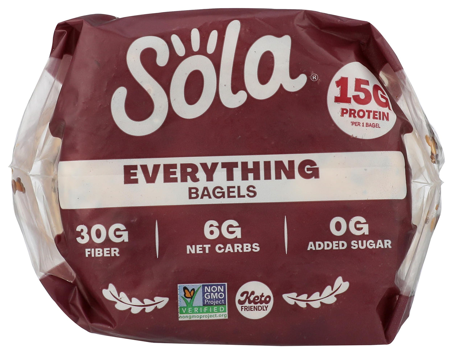 The Sola Company Everything Bagels, 12.4 OZ