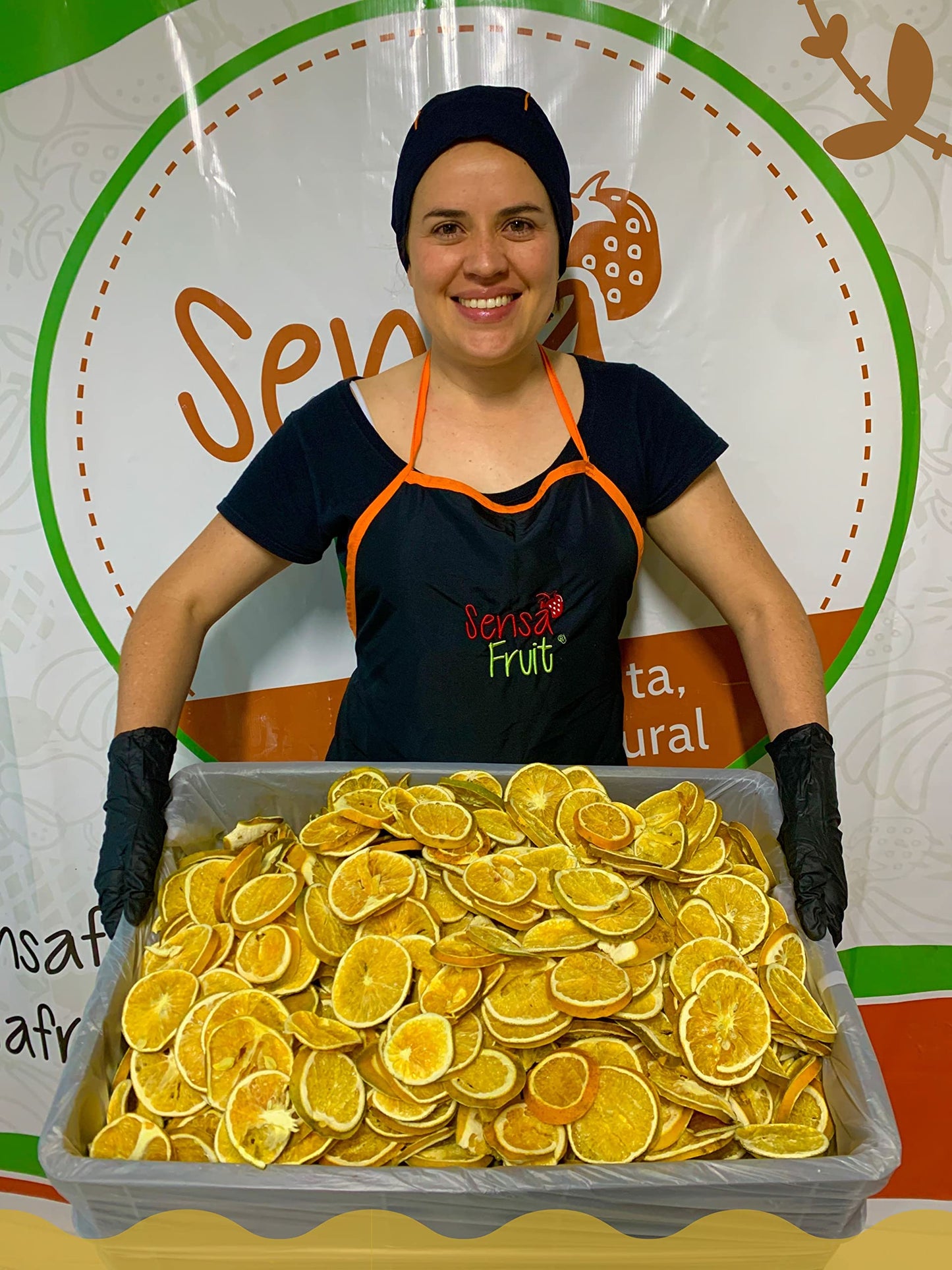 Sensafruit-Premium Dried Orange Slices For Cocktails| 100% Natural | No Sugar Added, Unsulfured | Direct Producers | Wholesale |