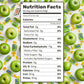 Hard Candy GREEN APPLE Original Flavor 2 lb - Bulk Assorted Twists Display Bag, Individually Wrapped (148 Pieces)