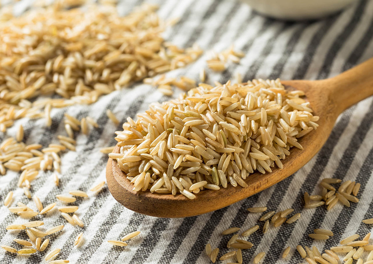 Food To Live Organic Brown Basmati Rice, 8 Ounces Non-Gmo, Whole Long-Grain Rice Variety, Fragrant, Kosher, Vegan, Bulk, Less St