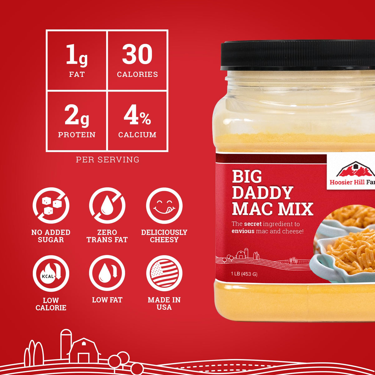 Hoosier Hill Farm Big Daddy Mac Mix, 1Lb (Pack Of 1)
