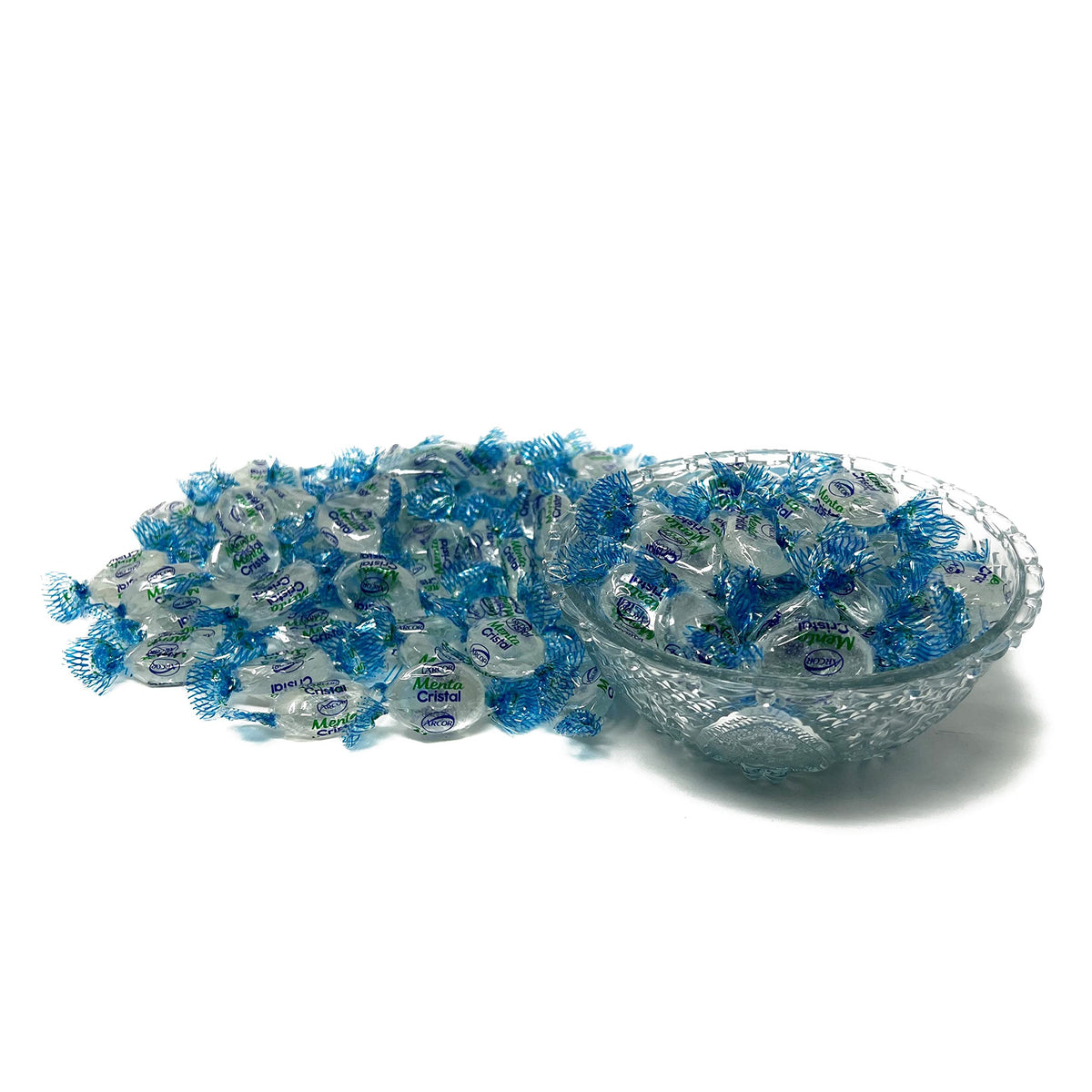 Assortit Crystal Clear Mints - Hard Candies - 1 lb - Individually Wrapped - Refreshing After Dinner Treat - Clear