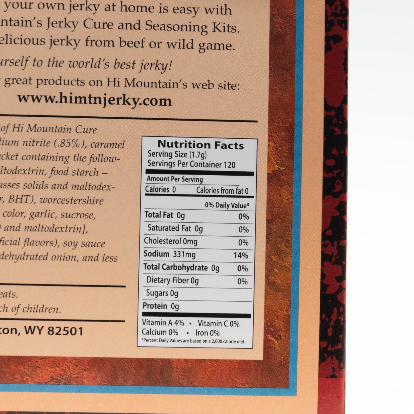 Hi Mountain Jerky Seasoning and Cure Kit, spirit-inspired flavor BBQ Blend, 8 Ounce, for Beef, Deer, Elk, and Venison, Season up to 15lbs.