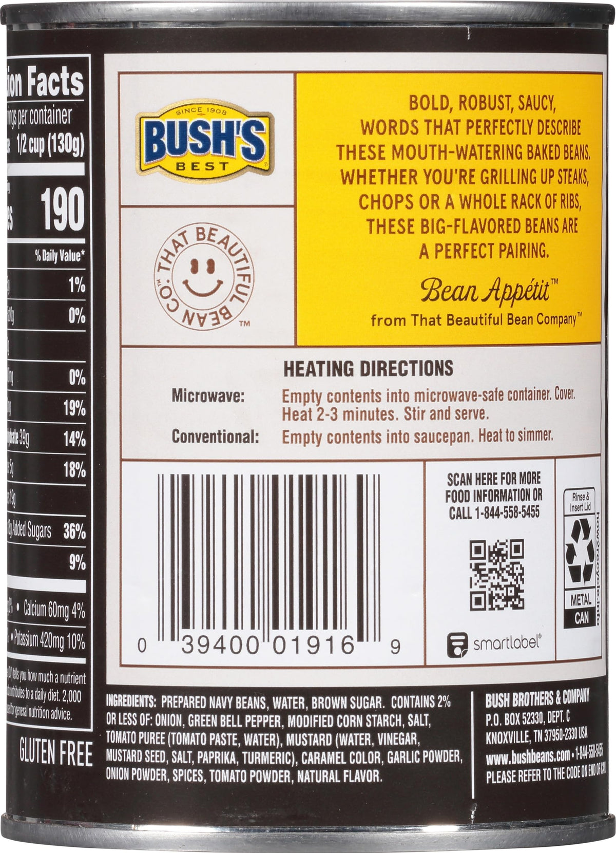Bush'S Steakhouse Recipe Grillin' Beans, 22 Oz (Pack Of 3)