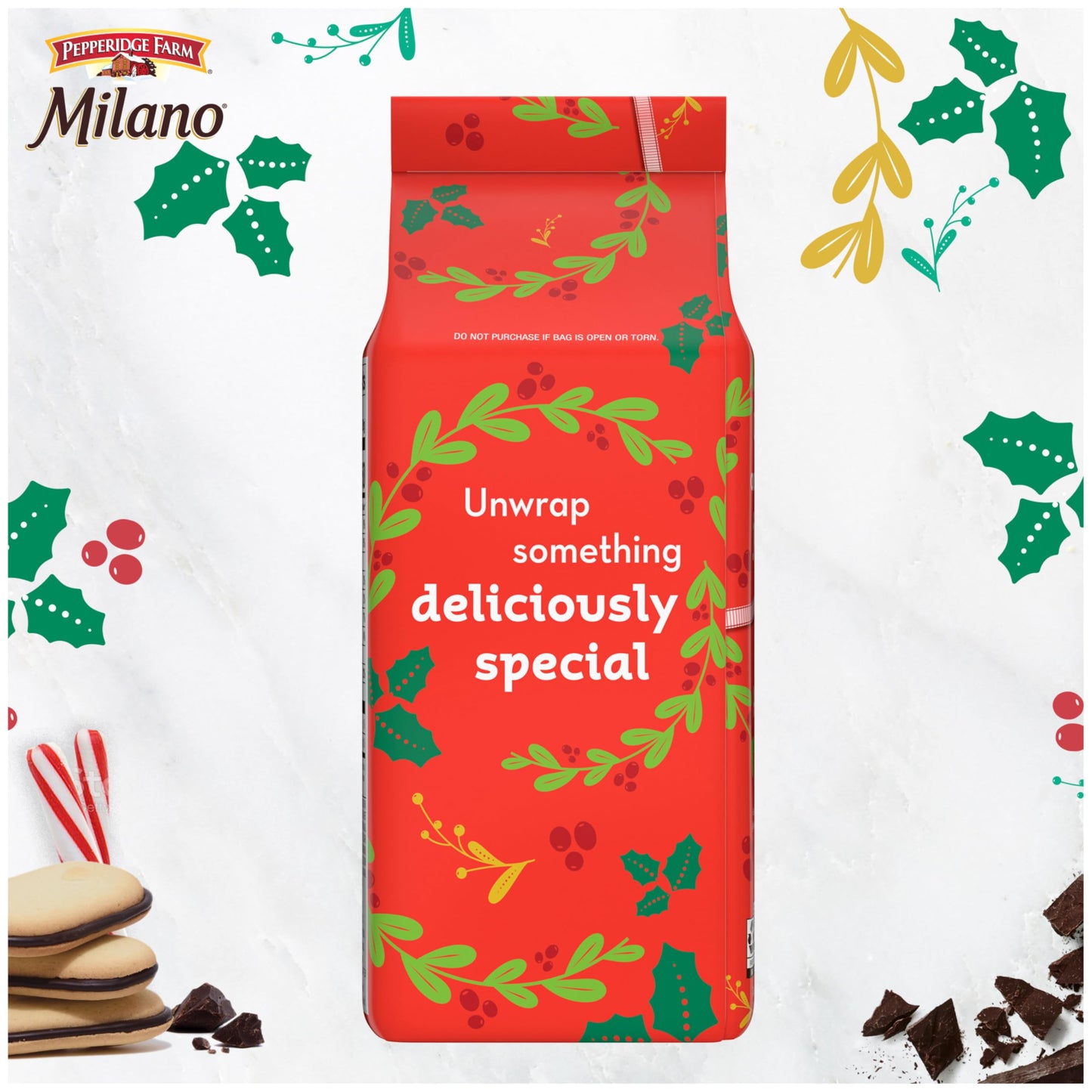 Pepperidge Farm Milano Slices Peppermint Cookies  5 Oz