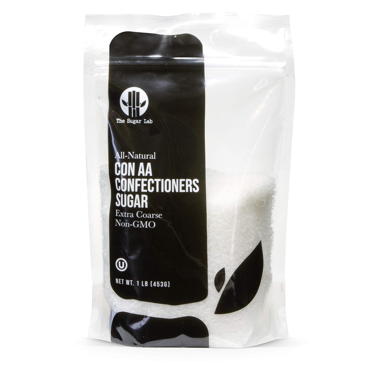 The Sugar Lab Extra Coarse Sugar - 1 Pound - White - Ideal for Baking and Decorating