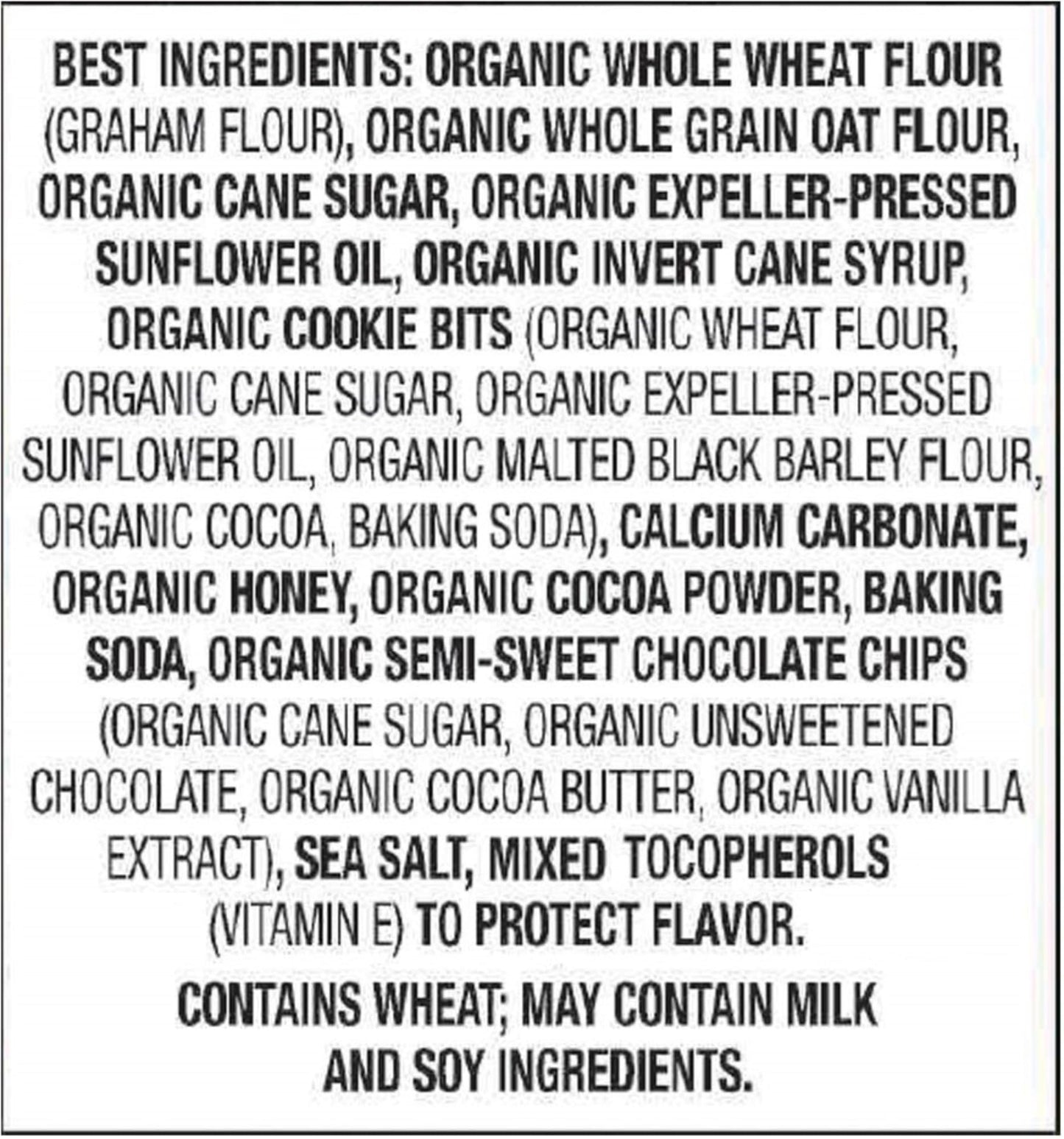 Annies Organic Friends Bunny Grahams - Pack of 20 - Delicious Baked Grahams - Chocolate Chip and Chocolate Honey Flavors - Cert