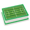 Football Field Cake Topper, Edible Soccer Theme Cake Decoration Edible Wafer Paper Ideal Sport Themed Birthday Party Supplies fo