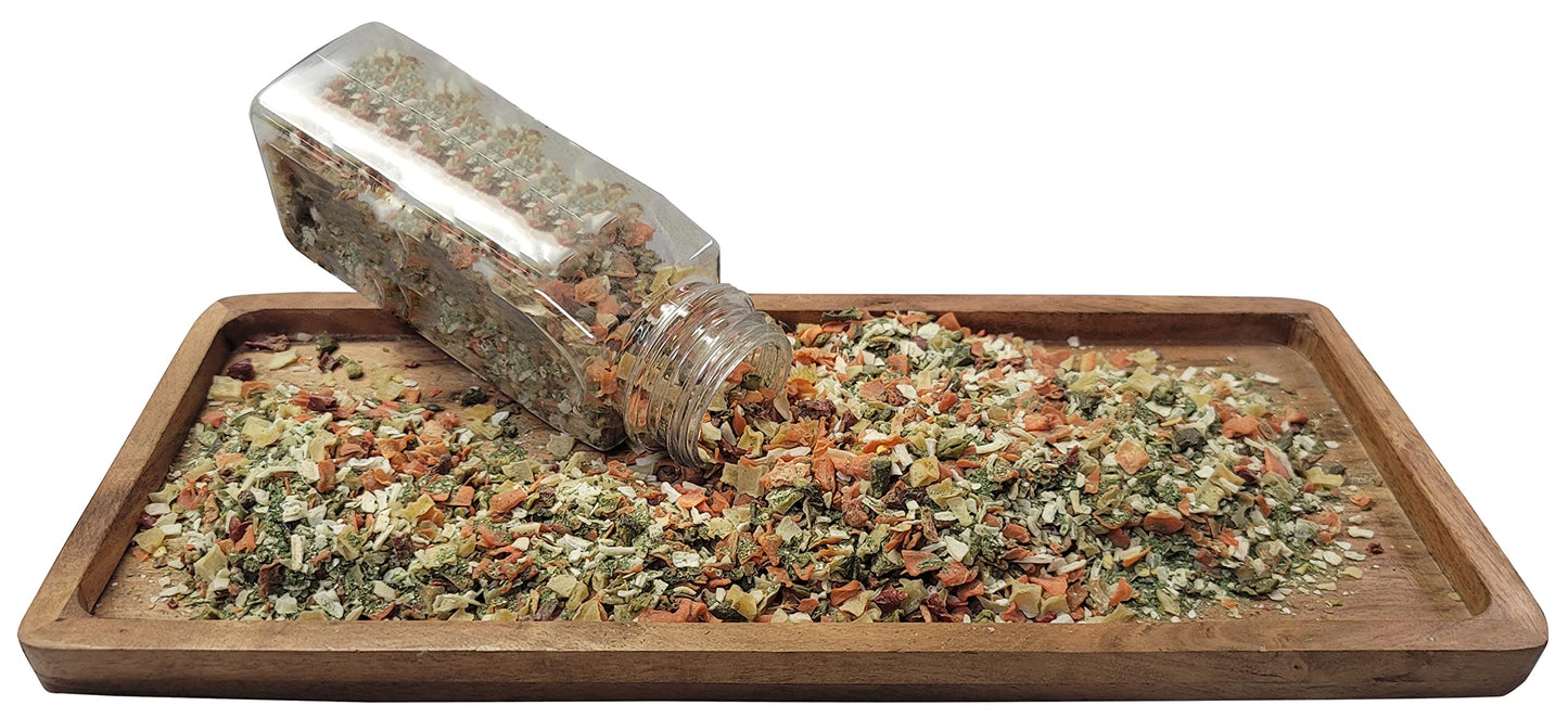Vegetable Soup Blend Dried Dehydrated Vegetable Flakes 10 Oz Reclosable Bottle To Make Ramen Noodle Soup