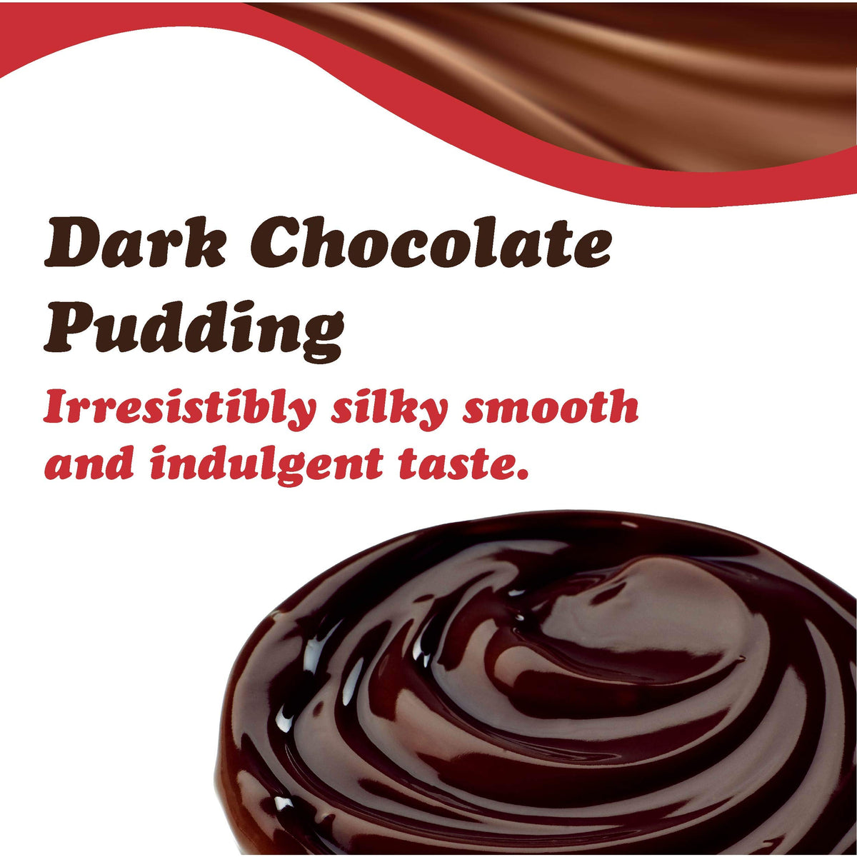 Dove Dark Chocolate Pudding Mix and Pie Filling, 4 Servings, 3.34 Oz, 12 Count, Kosher
