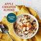 Seven Sundays Classic Bircher Apple Cinnamon Almond Muesli Cereal - 4 Count, 12 Oz Pouch - Certified Gluten Free Muesli - Non Gm