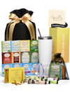 Michael Grace Gifts Tea Lovers Gift Basket - Includes Candles, Temperature Retention Cup, 12 Teabags - Black Tea - Model S-PL-11635