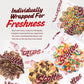 Scottos Cookies Assorted Chocolate Chip Cookies - Pack of 18, 8.5 x 8.5 x 2.3 inches, Gourmet Birthday   with Rainbow Sprinkles