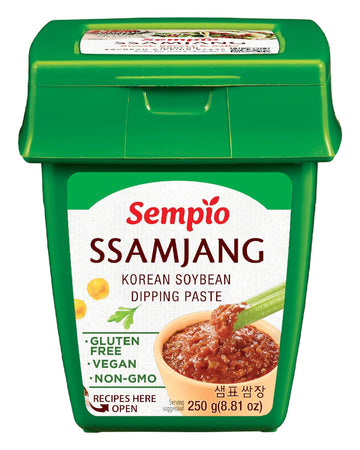Sempio Ssamjang (8.8oz) - Umami-Rich Korean Soybean Dipping Paste. Sauce for Vegetables, Korean BBQ & More. Vegan, Non-GMO.