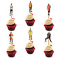 Seyal Volleyball Cupcake Topper