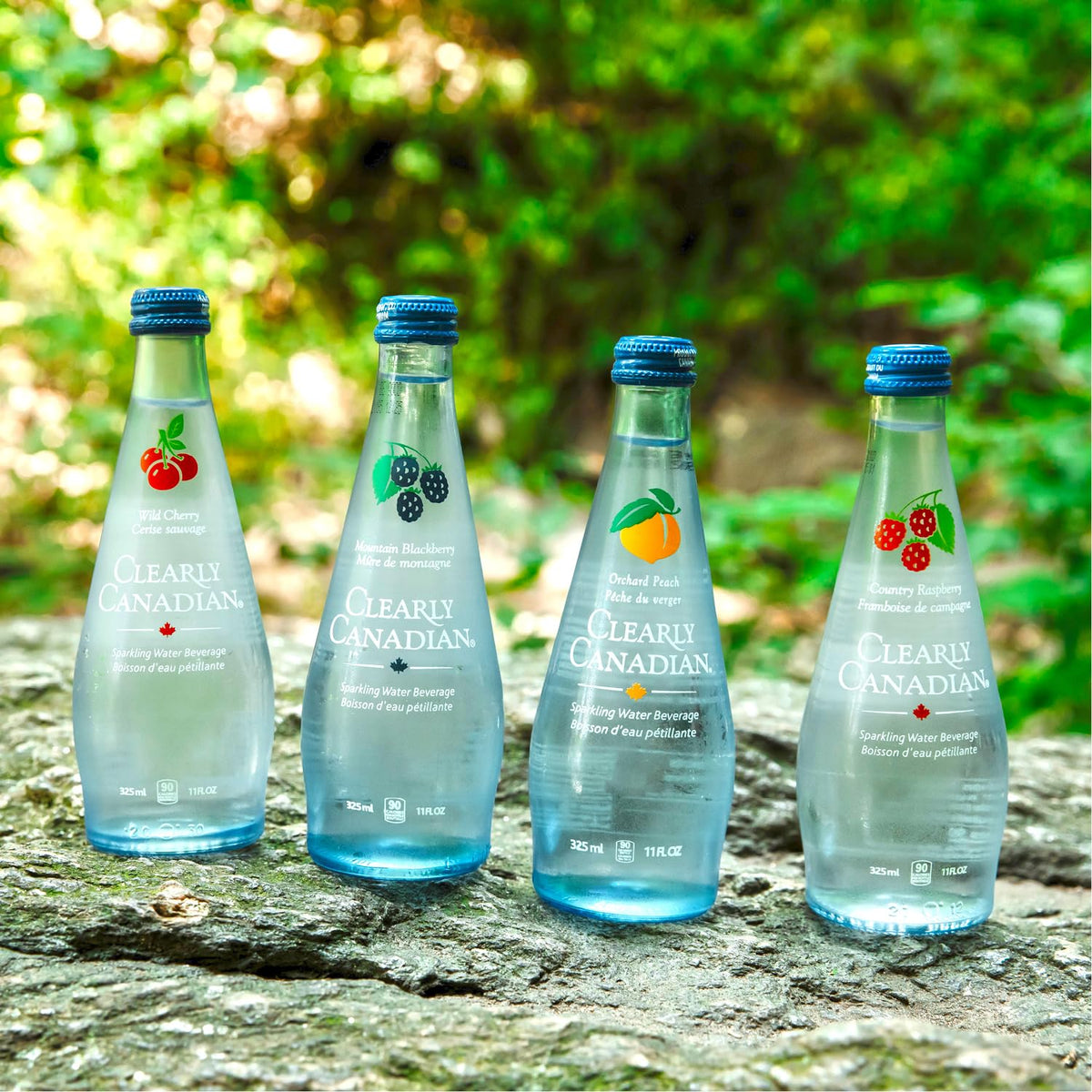 Clearly Canadian Wild Cherry Sparkling Water, 11 Fl Oz