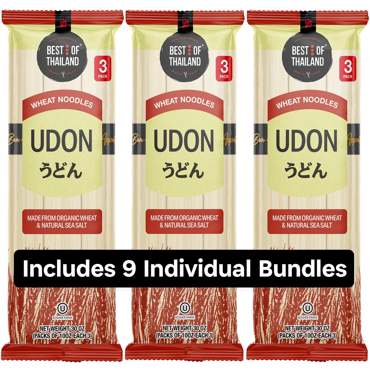 Best Of Thailand Noodles (3 Pack, Udon)